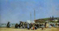 Boudin, Eugene - Trouville, Beach Scene